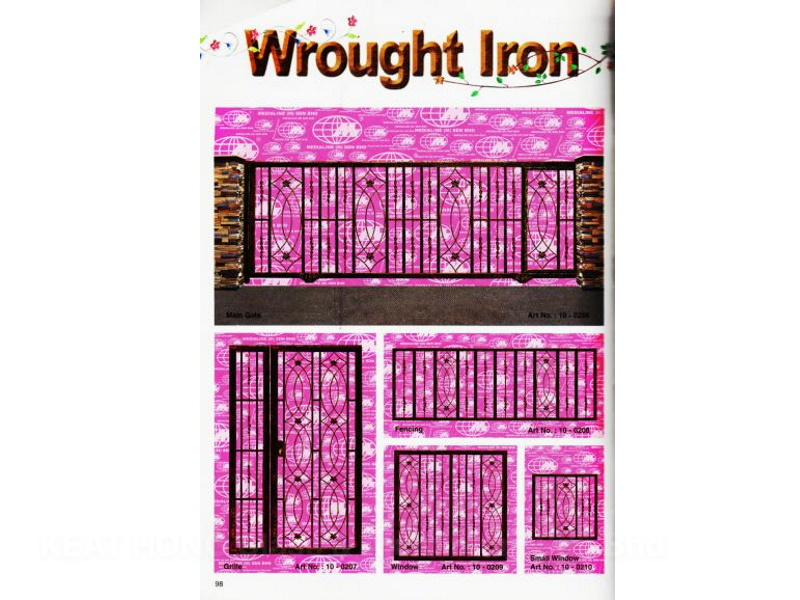 Maingate With Wrought Iron Catalogue 15